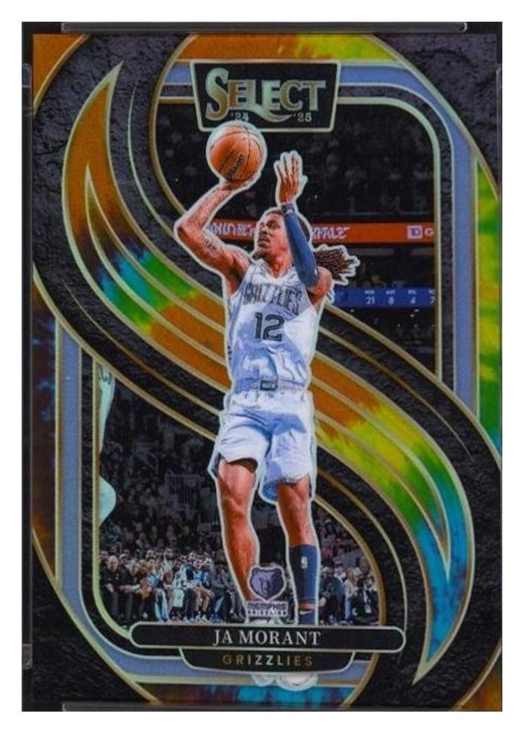 2024-25 Panini Select Base Set Ja Morant #107 card