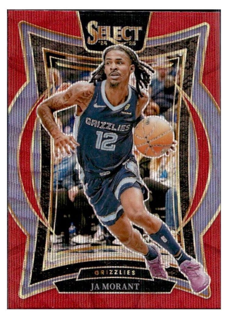 2024-25 Panini Select Base Set Ja Morant #60 card