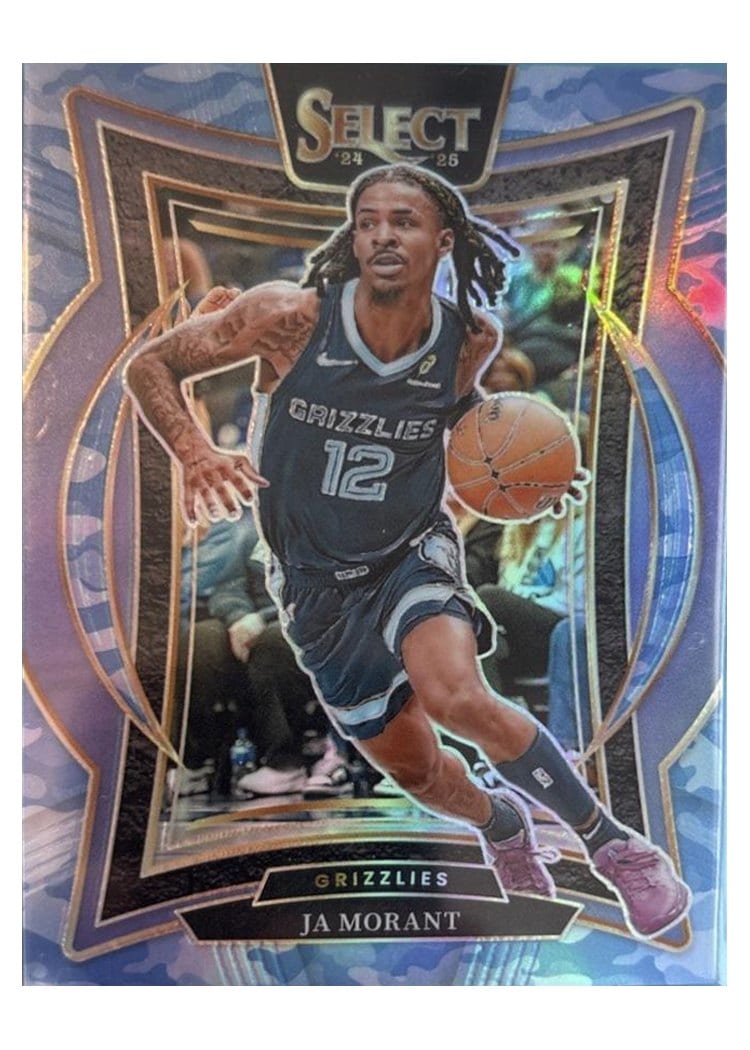 2024-25 Panini Select Base Set Ja Morant #60 card