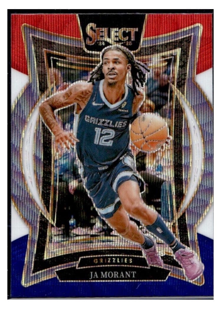 2024-25 Panini Select Base Set Ja Morant #60 card