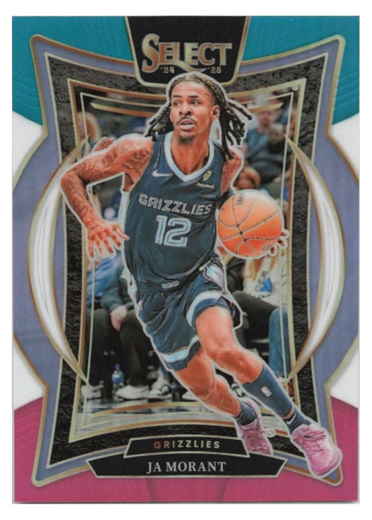 2024-25 Panini Select Base Set Ja Morant #60 card
