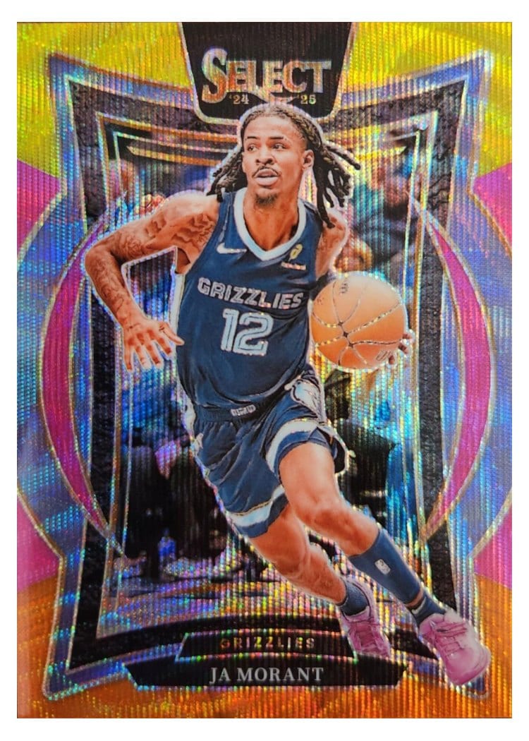 2024-25 Panini Select Base Set Ja Morant #60 card