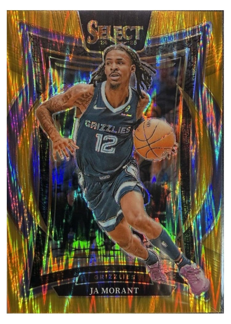2024-25 Panini Select Base Set Ja Morant #60 card