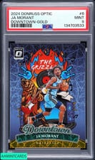 2024 Panini Donruss Optic Downtown Ja Morant Gold #6