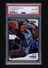 2024 Panini Prizm Black Manga Ja Morant #10 card