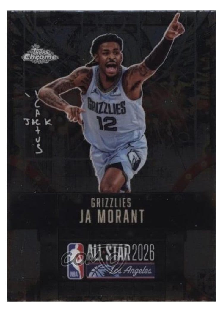 2025-26 Topps Chrome Cactus Jack X NBA All-Star Game Base Set ASG Ja Morant #4 card