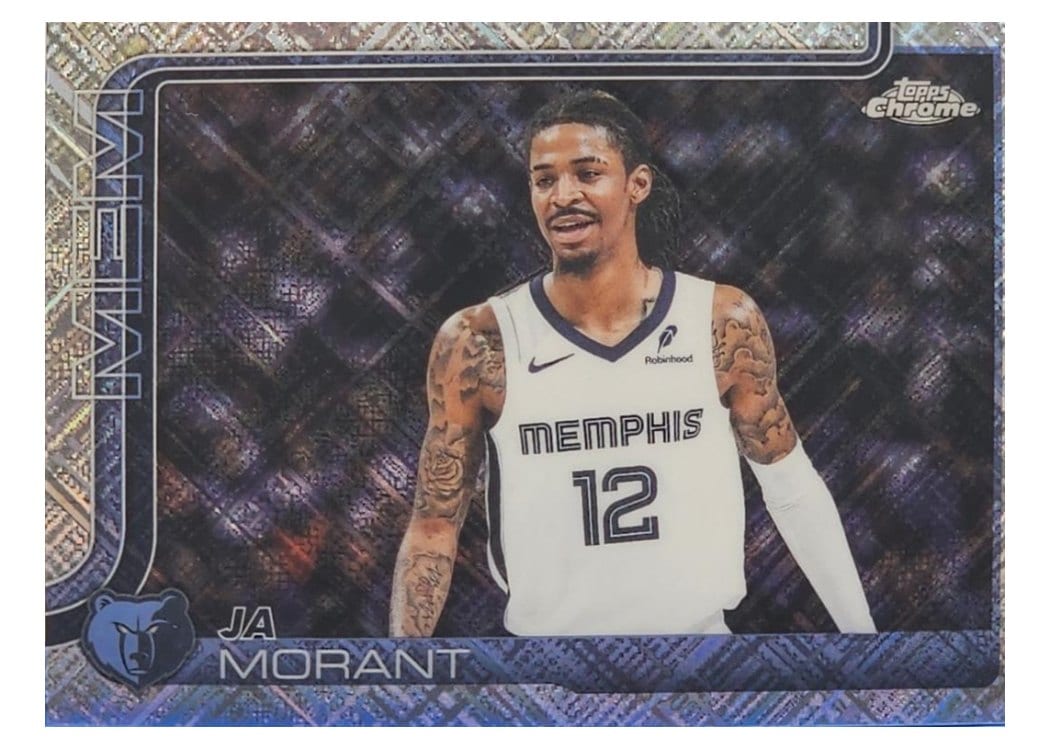 2025 Topps Chrome Ja Morant #158 card