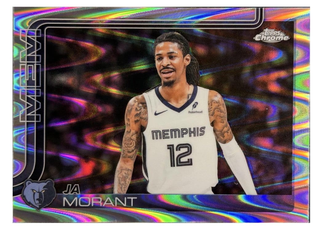 2025 Topps Chrome Ja Morant #158 card