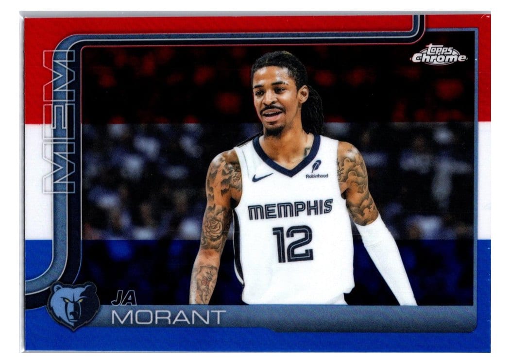 2025 Topps Chrome Ja Morant #158 card