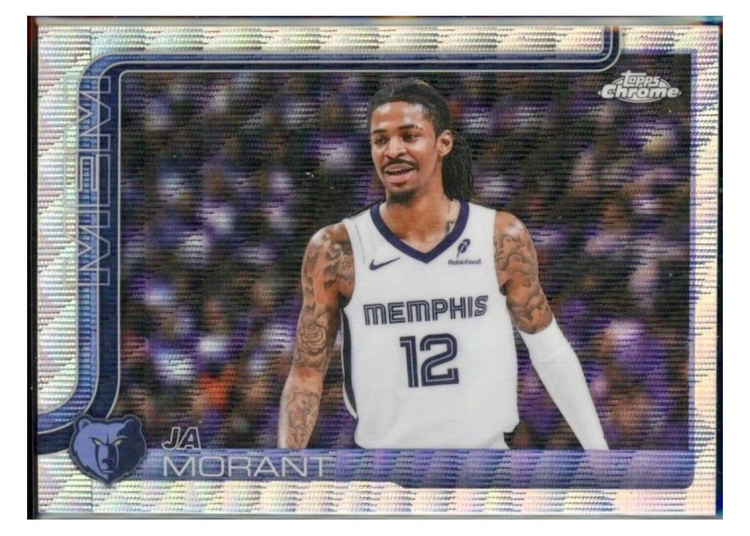 2025 Topps Chrome Ja Morant #158 card
