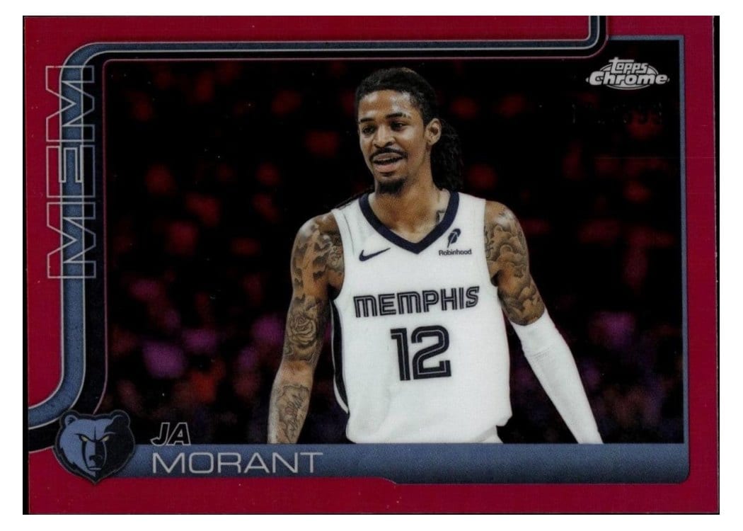 2025 Topps Chrome Ja Morant #158 card