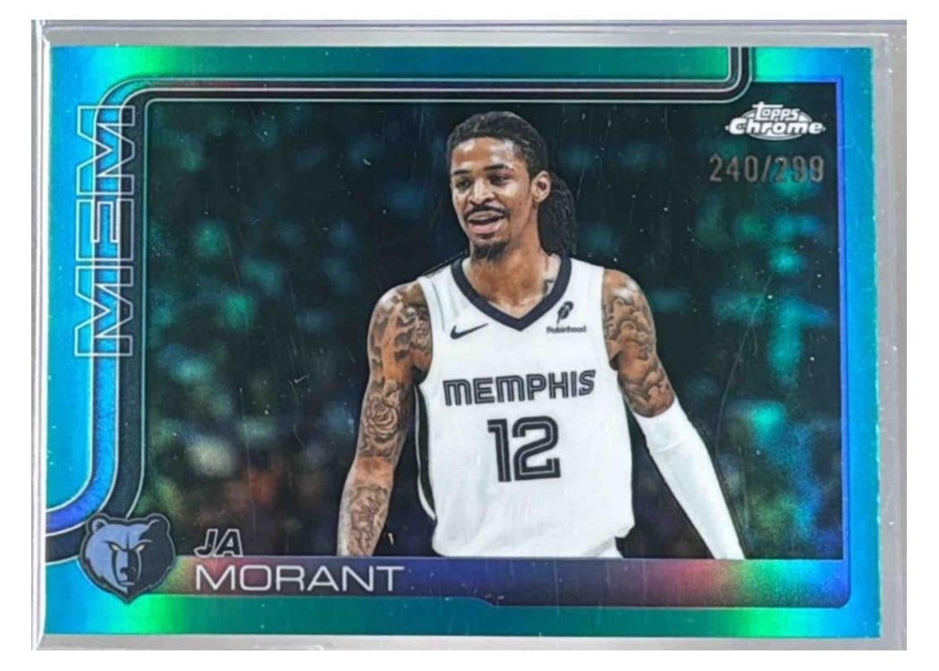 2025 Topps Chrome Ja Morant #158 card