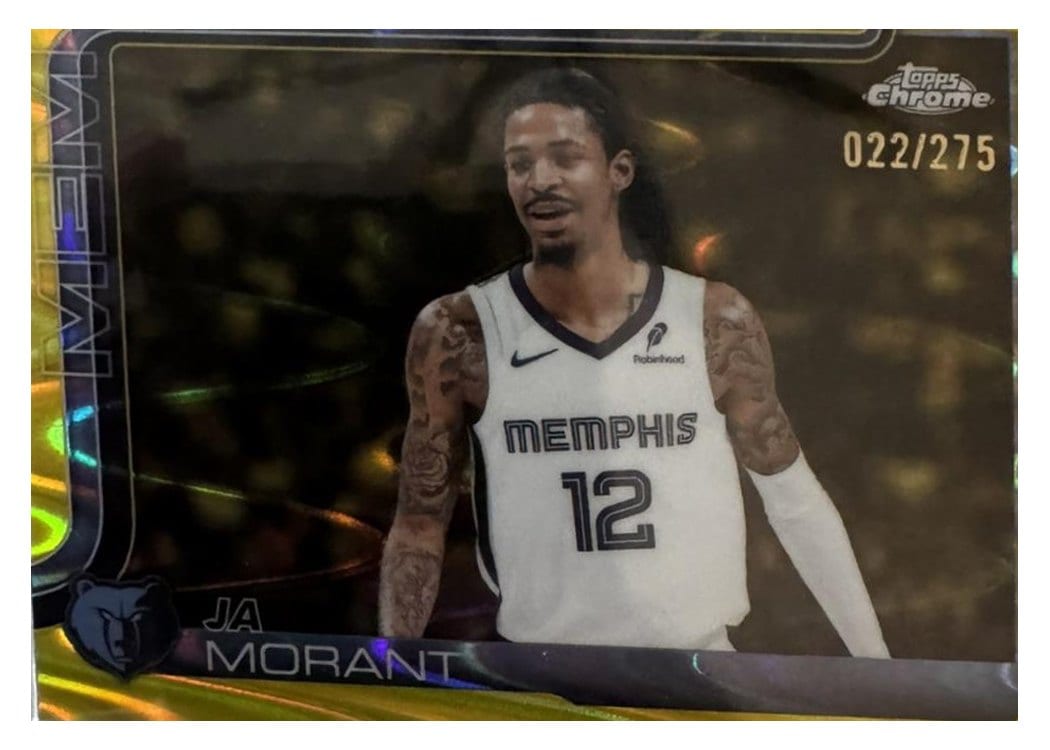 2025 Topps Chrome Ja Morant #158 card