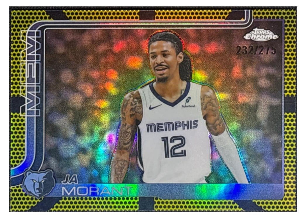 2025 Topps Chrome Ja Morant #158 card