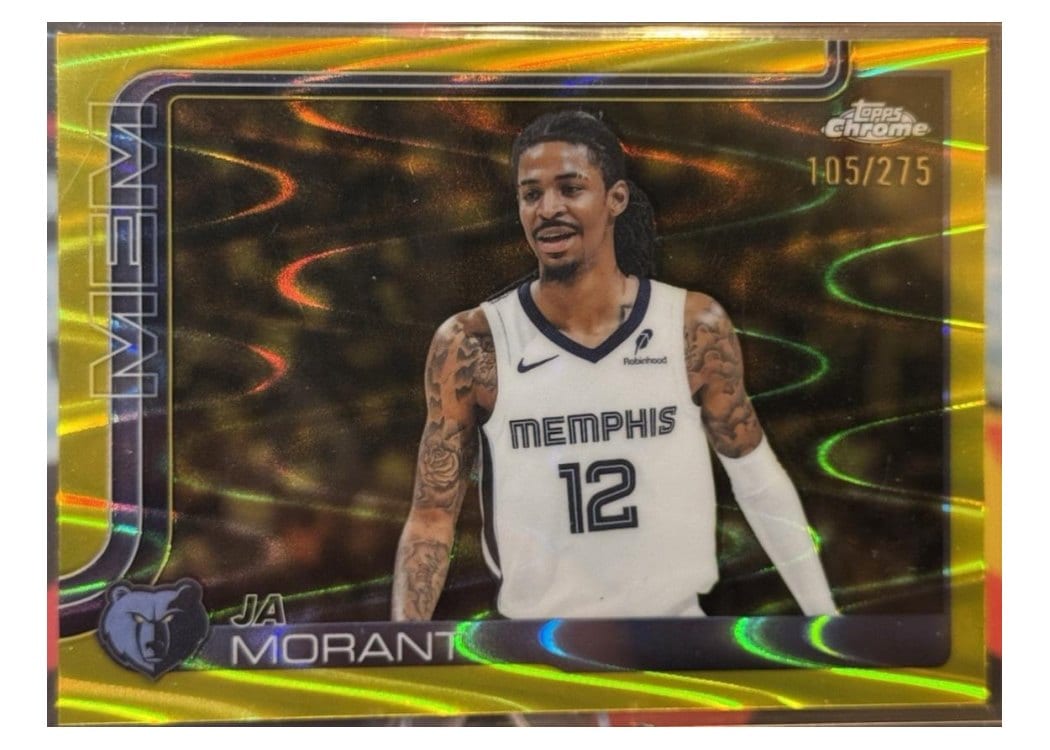 2025 Topps Chrome Ja Morant #158 card