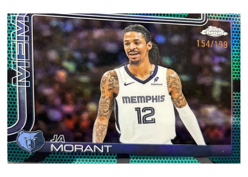 2025 Topps Chrome Ja Morant #158 card