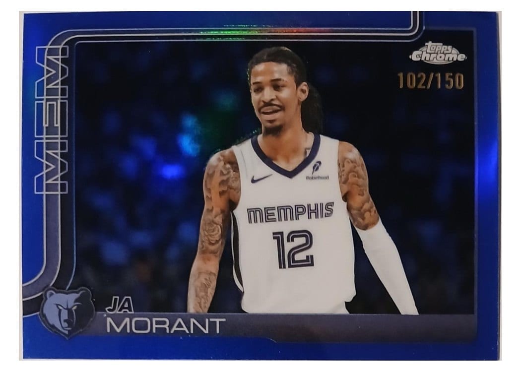 2025 Topps Chrome Ja Morant #158 card