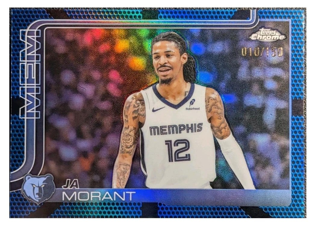 2025 Topps Chrome Ja Morant #158 card