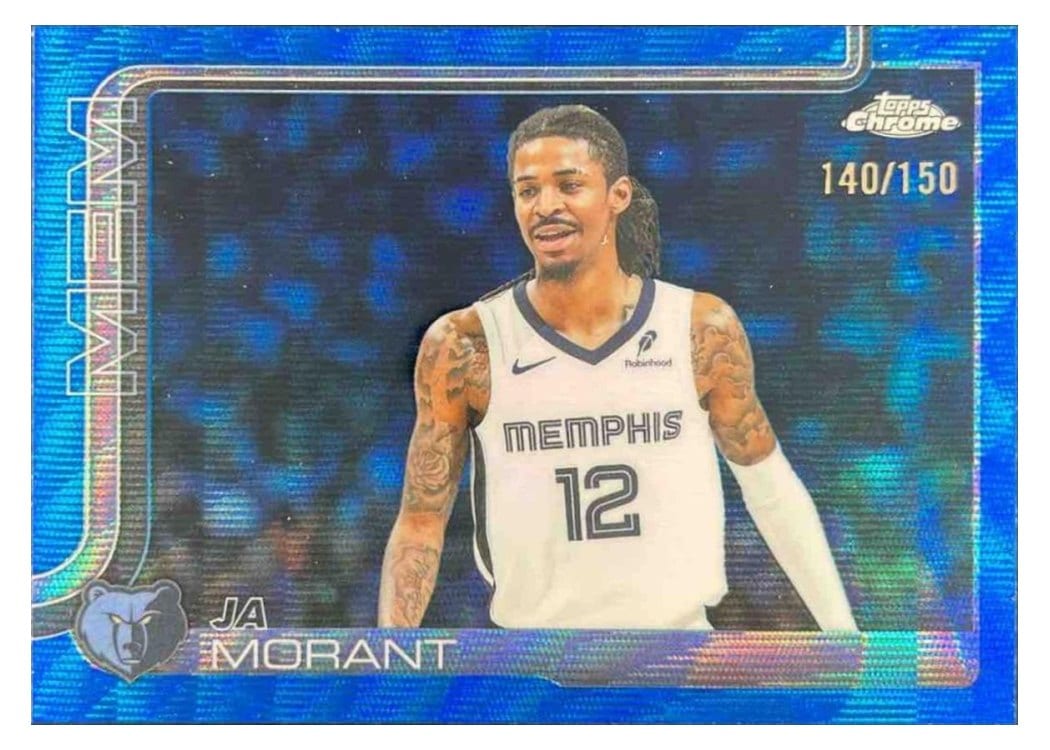 2025 Topps Chrome Ja Morant #158 card