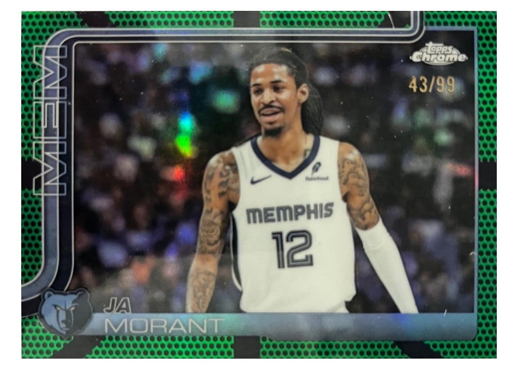 2025 Topps Chrome Ja Morant #158 card