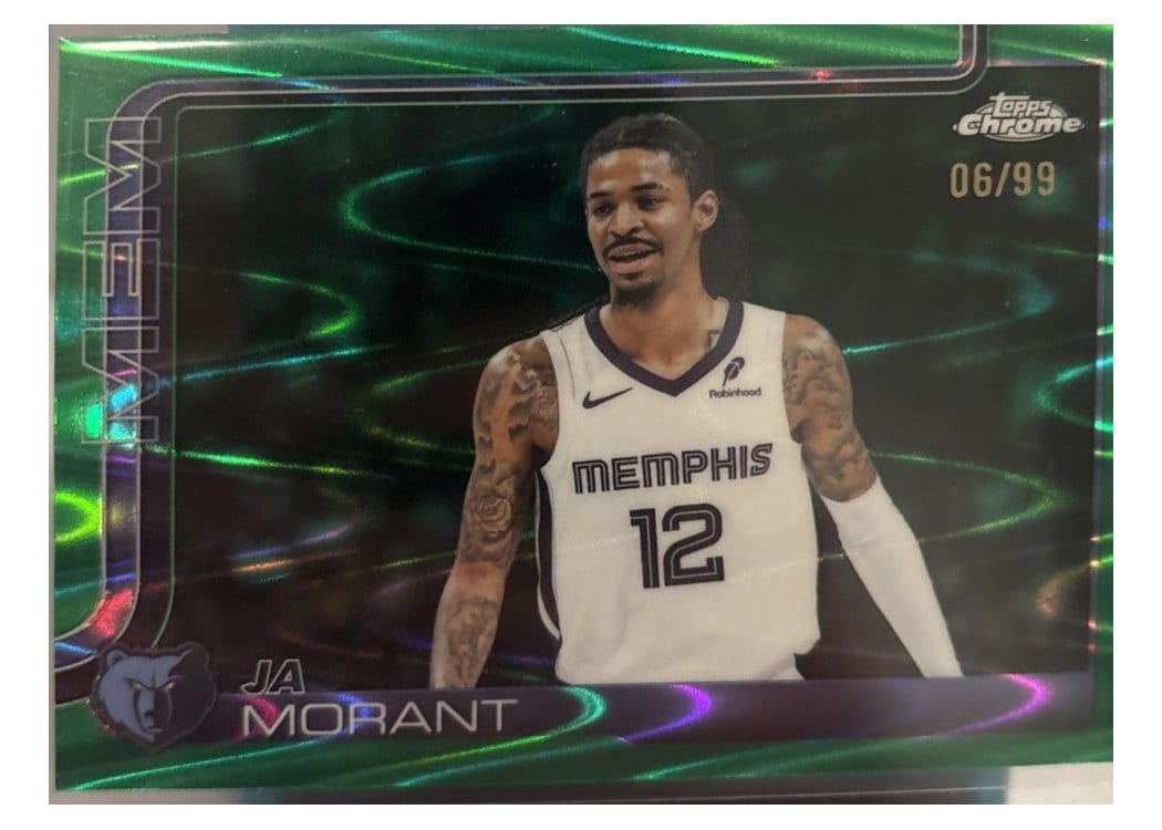 2025 Topps Chrome Ja Morant #158 card