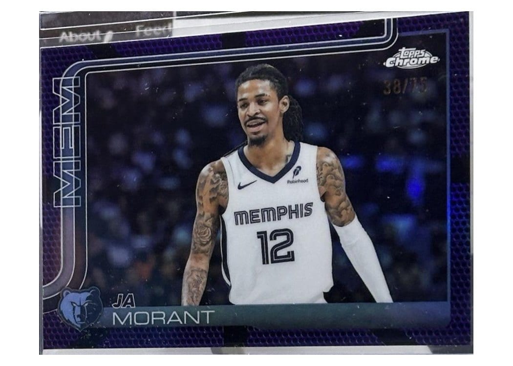 2025 Topps Chrome Ja Morant #158 card