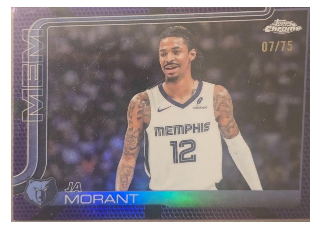 2025 Topps Chrome Ja Morant #158 card