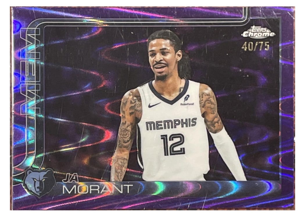2025 Topps Chrome Ja Morant #158 card