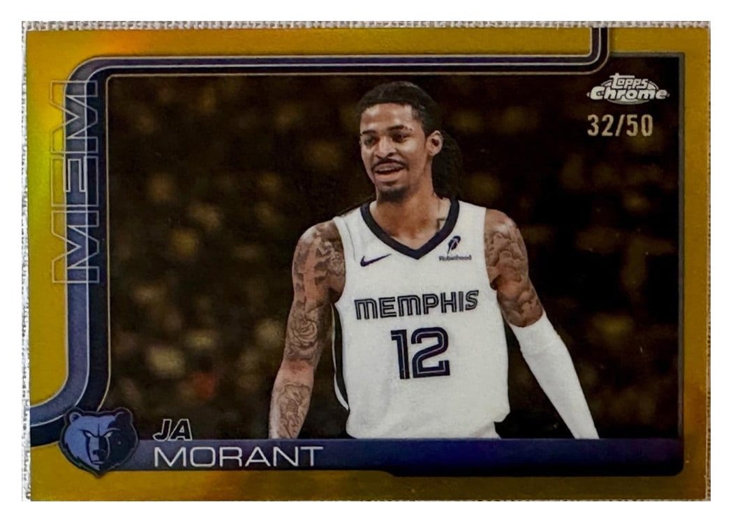2025 Topps Chrome Ja Morant #158 card