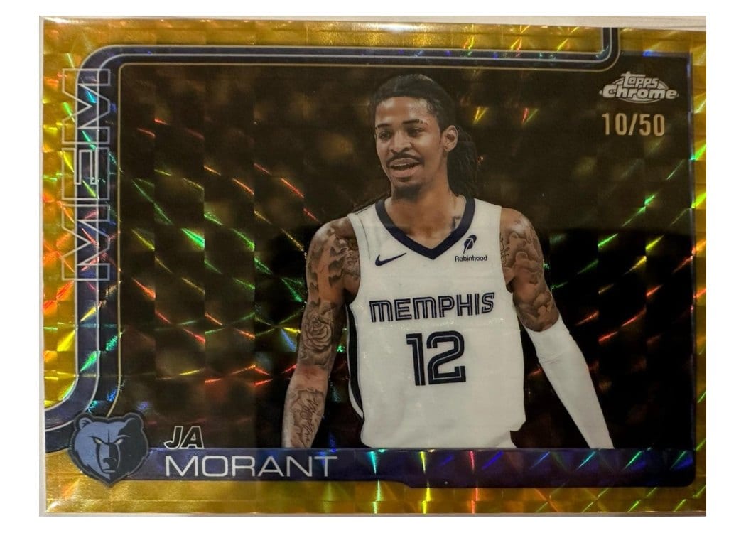 2025 Topps Chrome Ja Morant #158 card