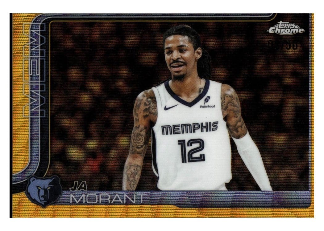 2025 Topps Chrome Ja Morant #158 card