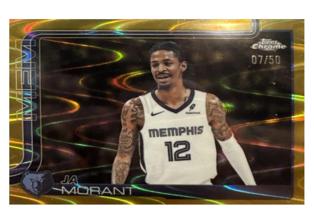 2025 Topps Chrome Ja Morant #158 card
