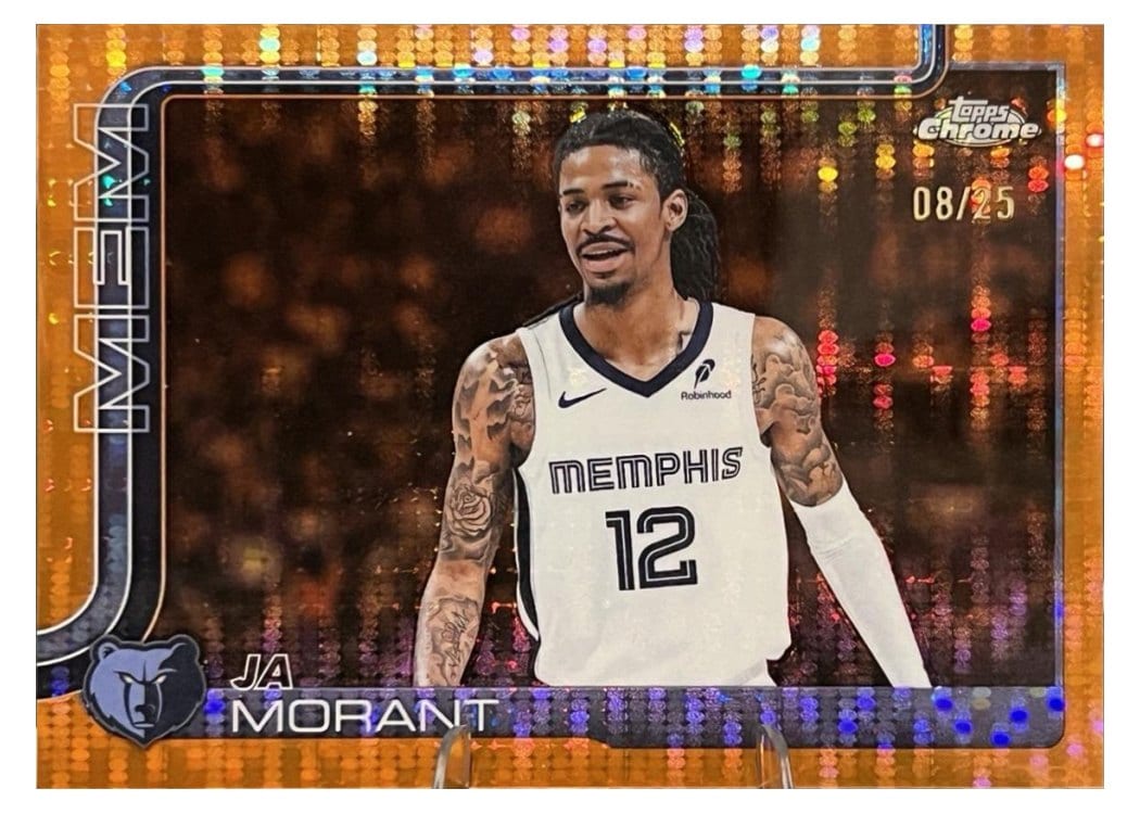 2025 Topps Chrome Ja Morant #158 card