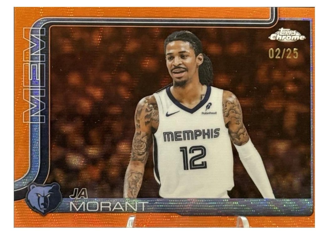 2025 Topps Chrome Ja Morant #158 card