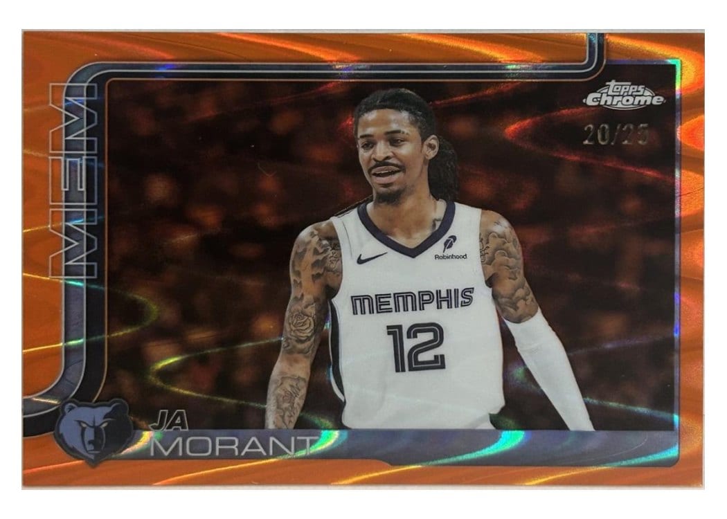 2025 Topps Chrome Ja Morant #158 card