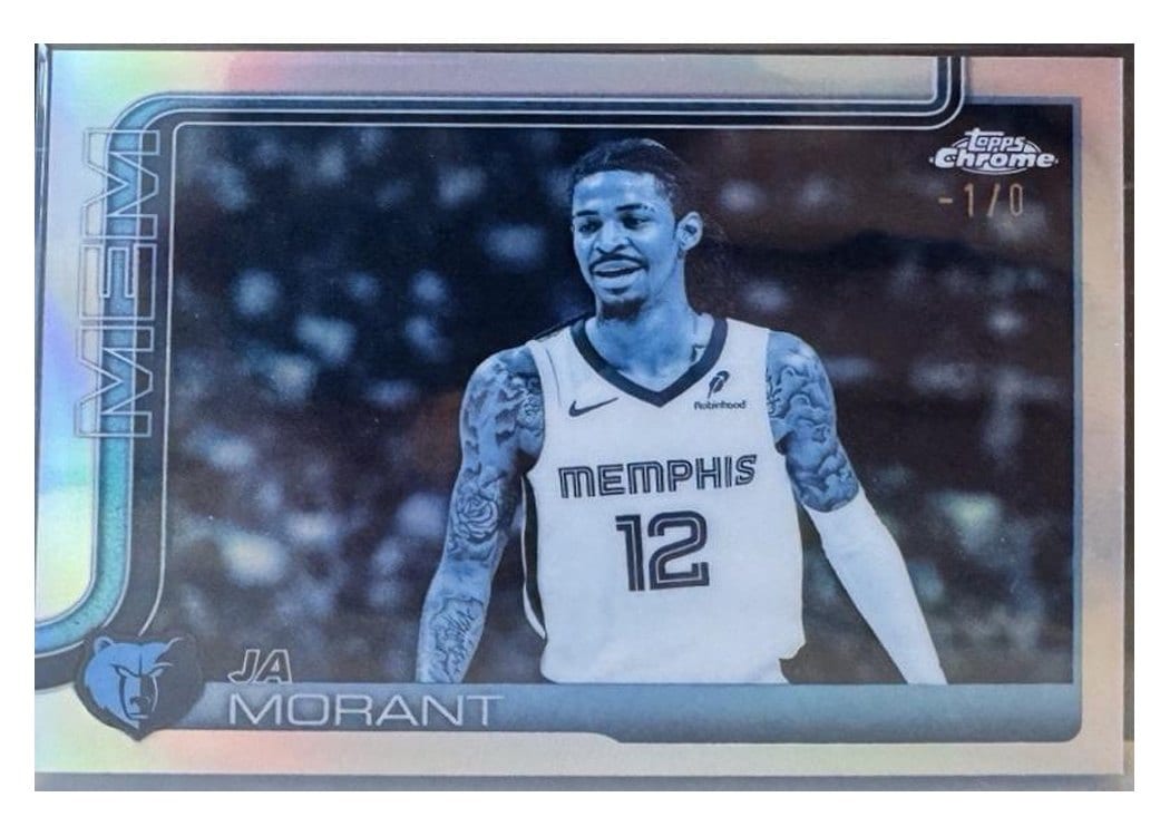 2025 Topps Chrome Ja Morant #158 card