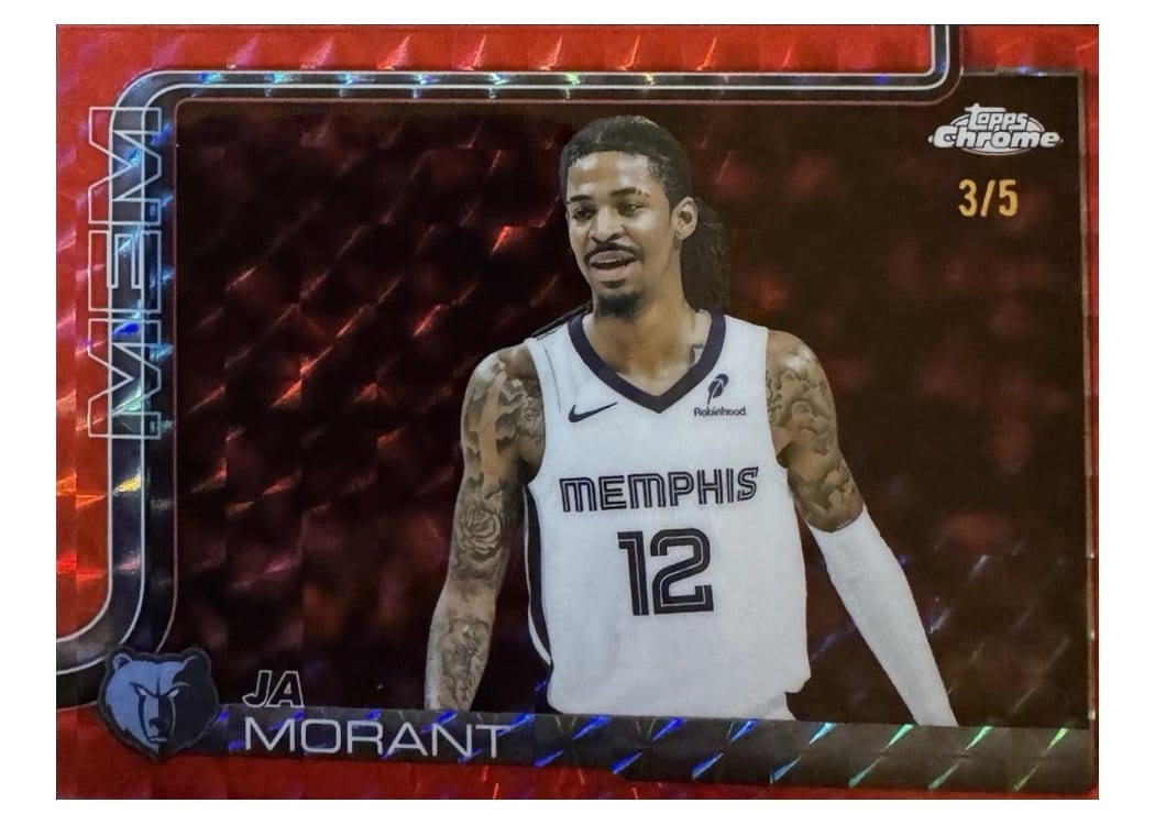 2025 Topps Chrome Ja Morant #158 card