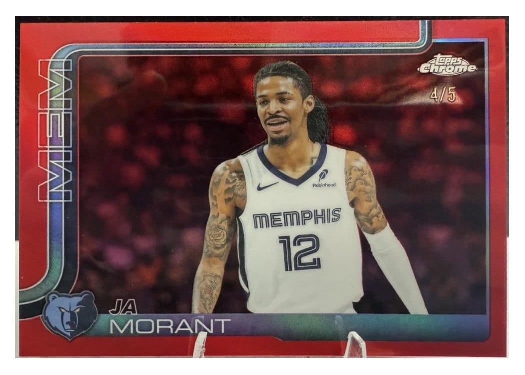 2025 Topps Chrome Ja Morant #158 card