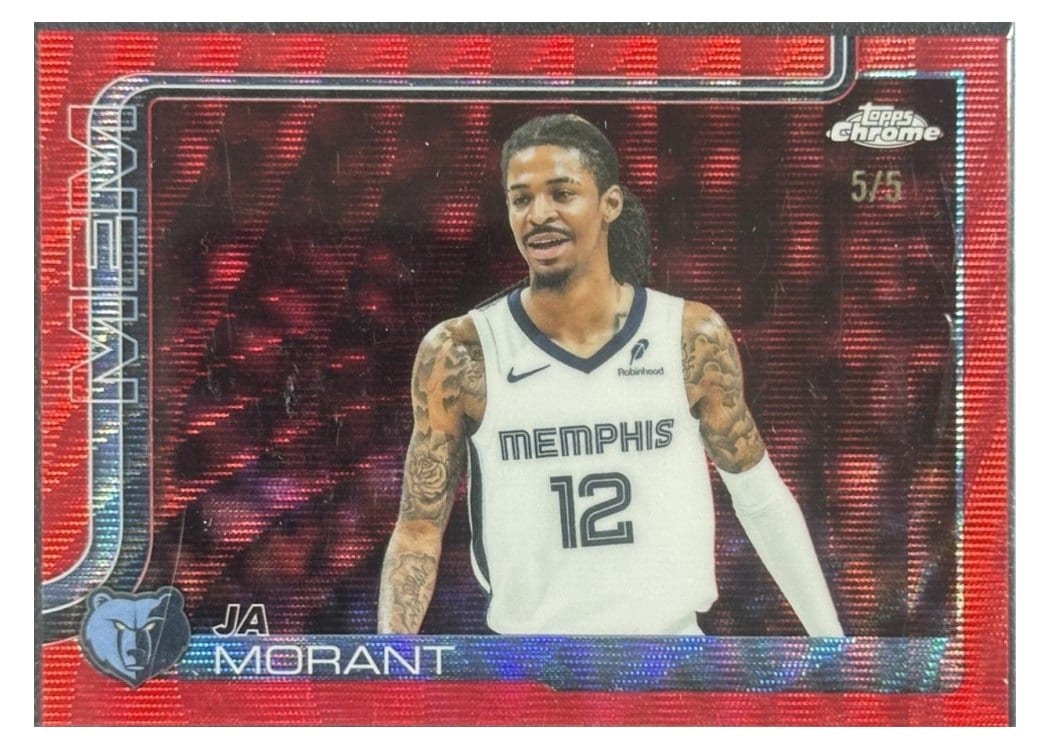 2025 Topps Chrome Ja Morant #158 card