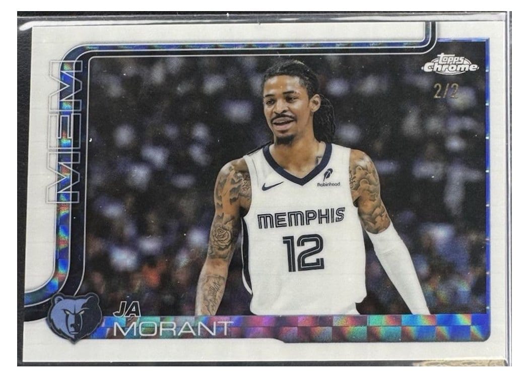 2025 Topps Chrome Ja Morant #158 card