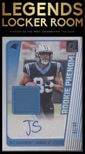 2024 Donruss Rookie Phenom Jersey Autographs Ja'Tavion Sanders #RJA-JSA card