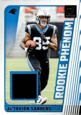 2024 Donruss Rookie Phenom Jerseys Ja'Tavion Sanders #RPJ-JSA card