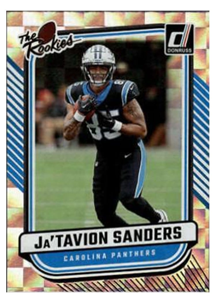 2024 Donruss The Rookies Ja'Tavion Sanders #TR-6 card
