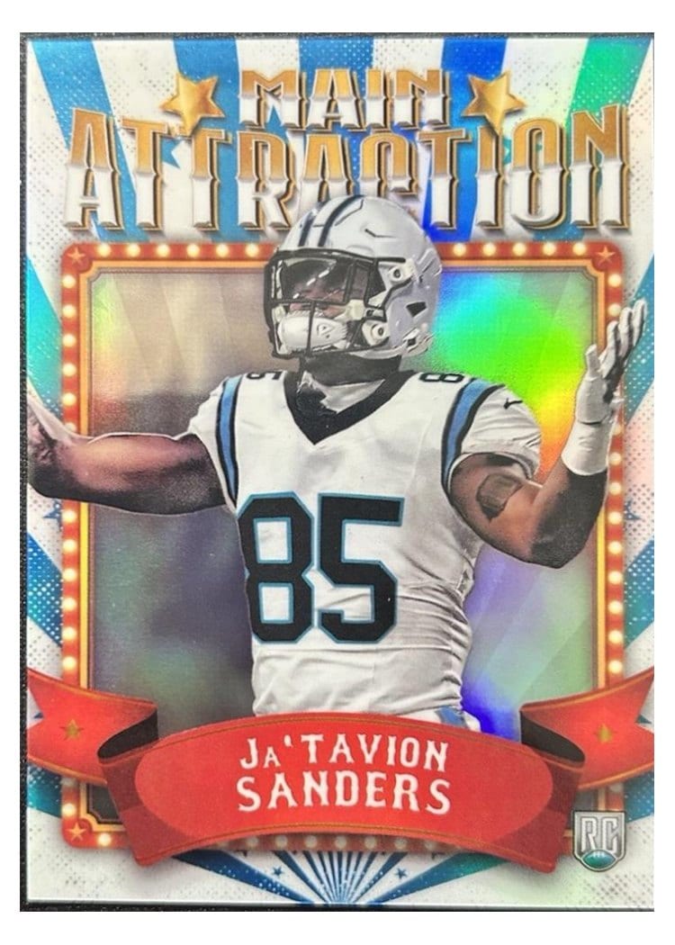 2024 Finest Main Attraction Ja'Tavion Sanders #MA-6 card