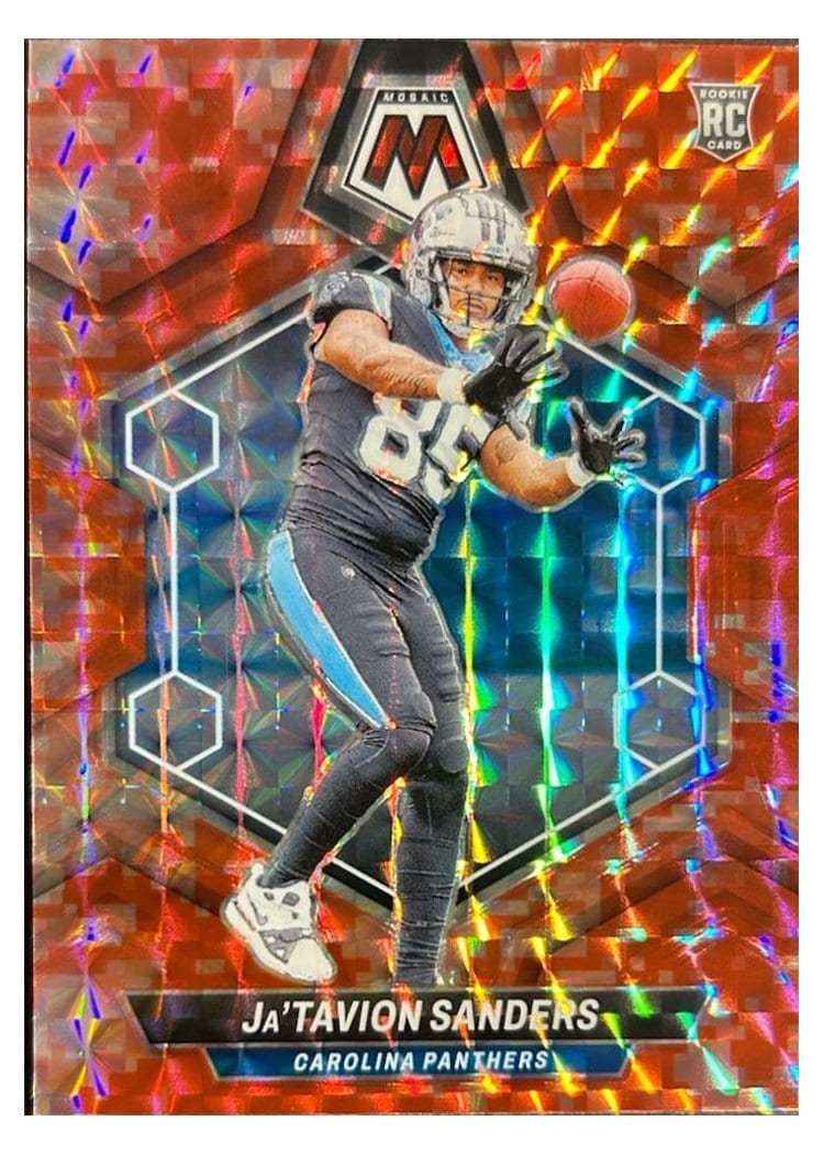 2024 Panini Mosaic Base Set Ja'Tavion Sanders #377 card