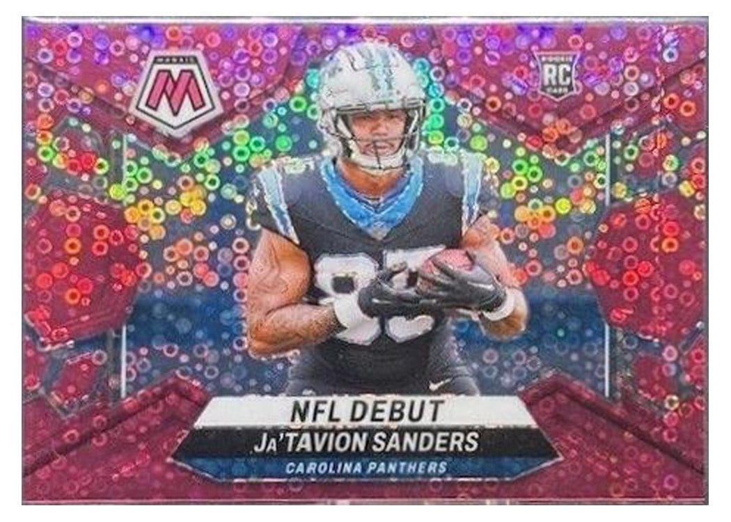 2024 Panini Mosaic Base Set Ja'Tavion Sanders #377 card