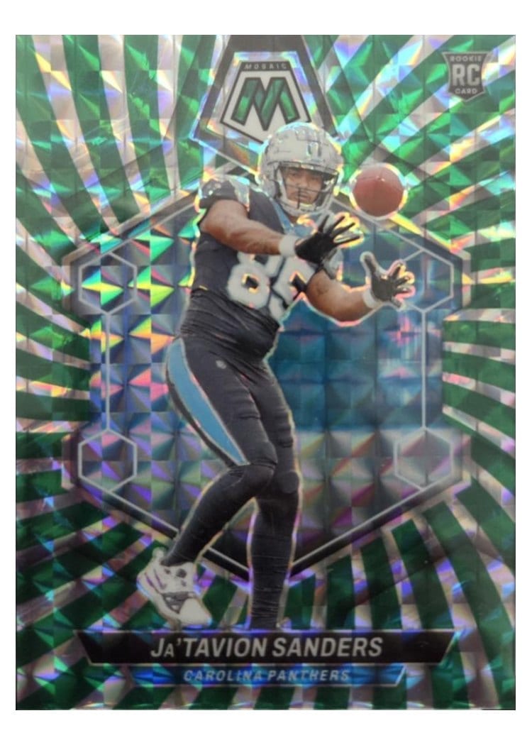 2024 Panini Mosaic Base Set Ja'Tavion Sanders #377 card