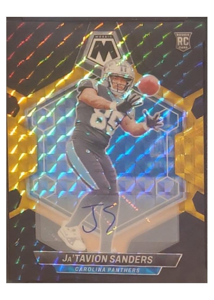 2024 Panini Mosaic Base Set Ja'Tavion Sanders #377 card