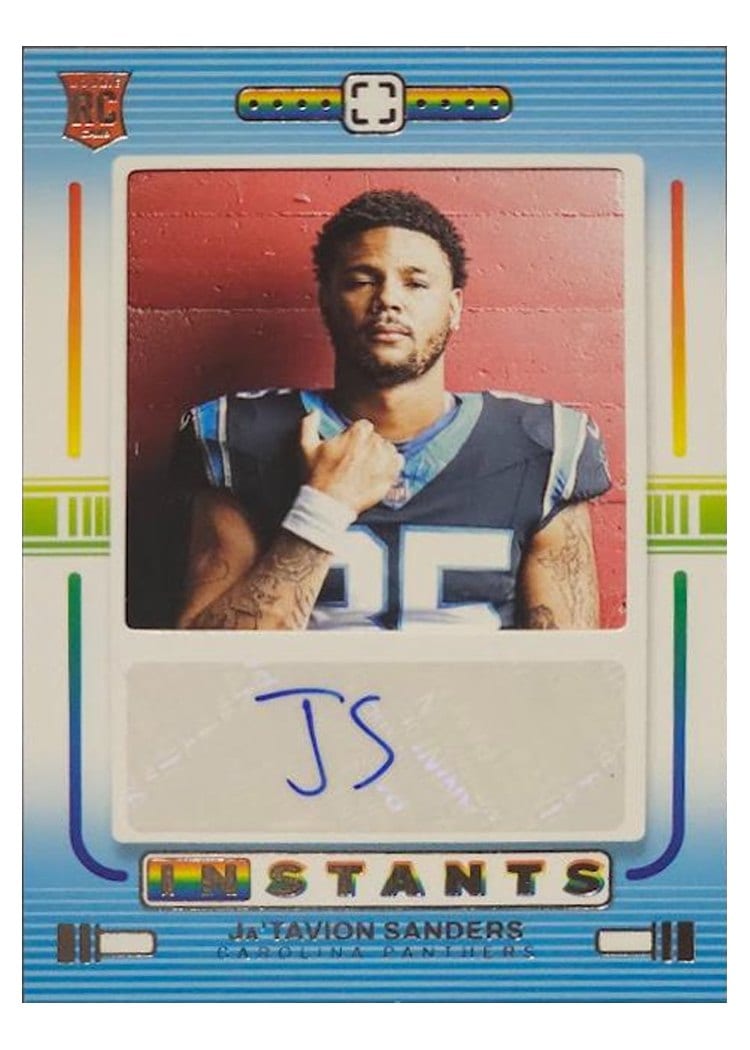 2024 Panini Photogenic Rookie Instants Signatures Ja'Tavion Sanders #RIS-JSA card