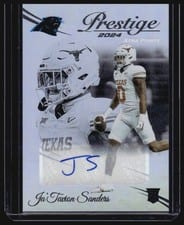 2024 Panini Prestige Xtra Points Signatures Premium Ja'Tavion Sanders #358 card